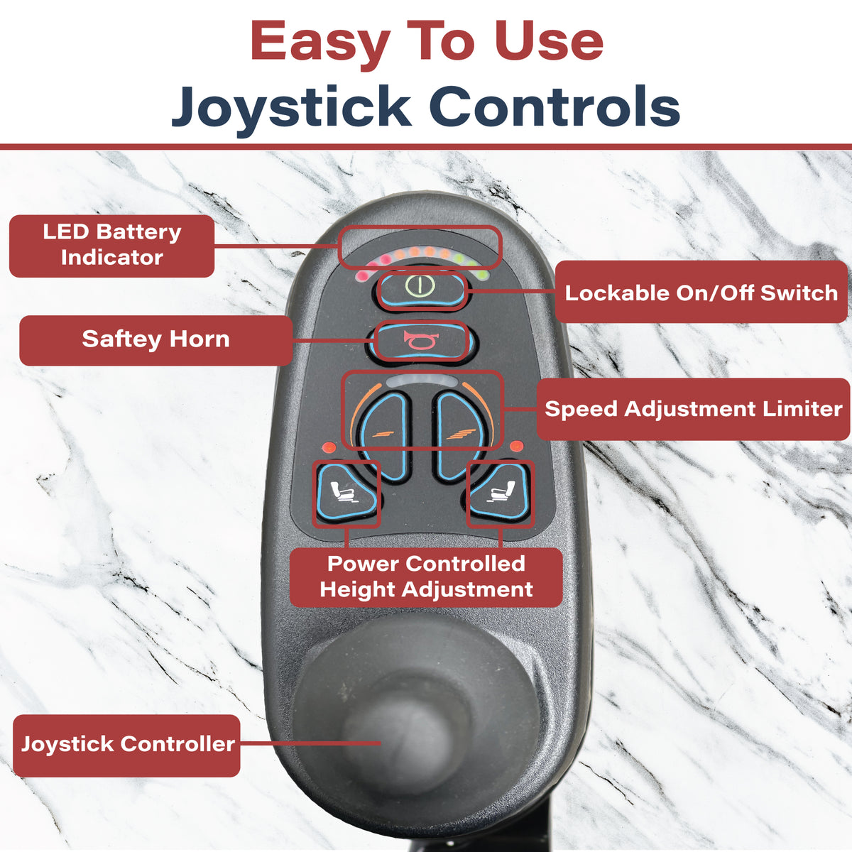 Zipr Mantis SE Power Controlled Height Assist Wheelchair