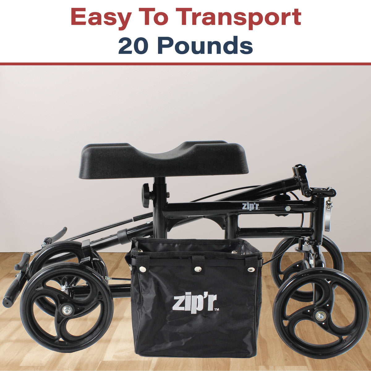 Zipr Coaster Knee Scooter for Broken Foot