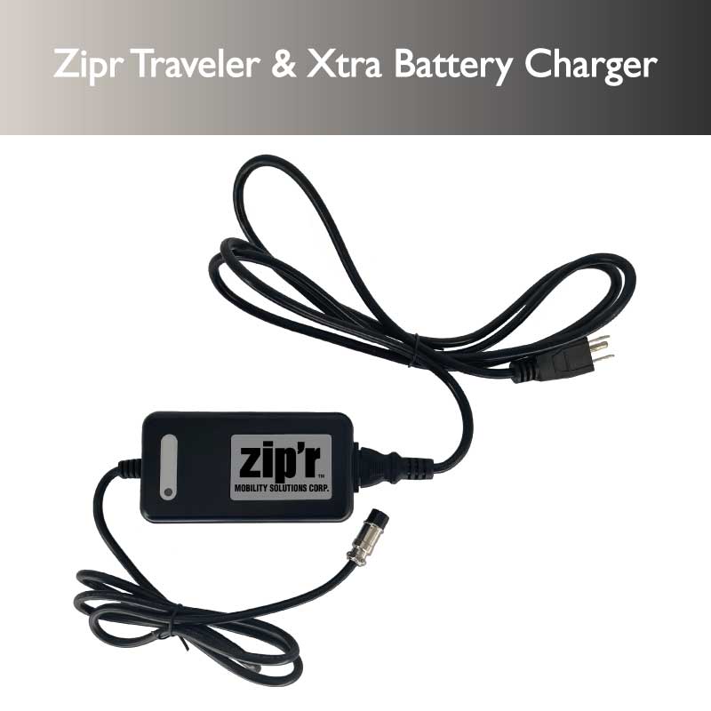 Zipr Traveler & Xtra Mobility Scooter Charger