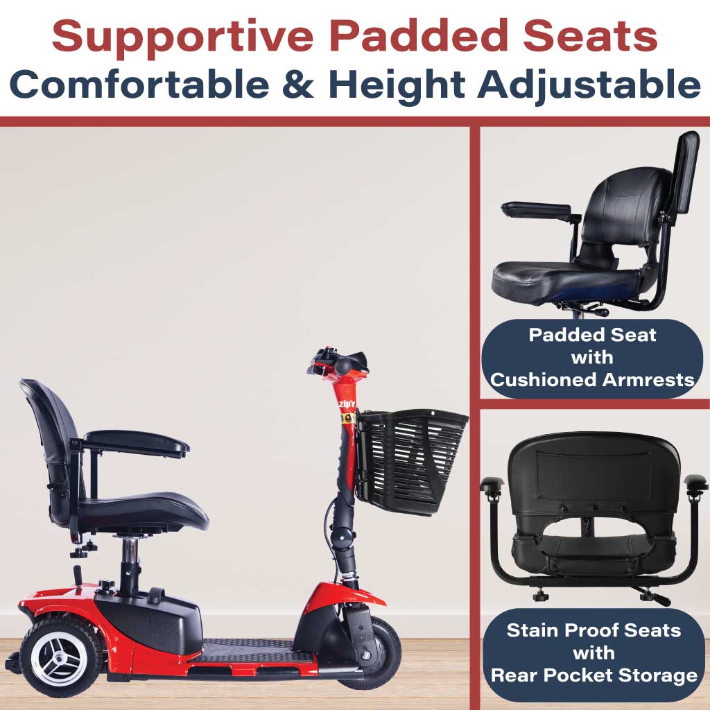 Zipr Roo 3 Mobility Scooter Comfortable
