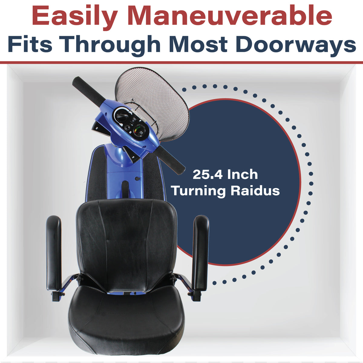 Mobility Scooter for Tight Spaces