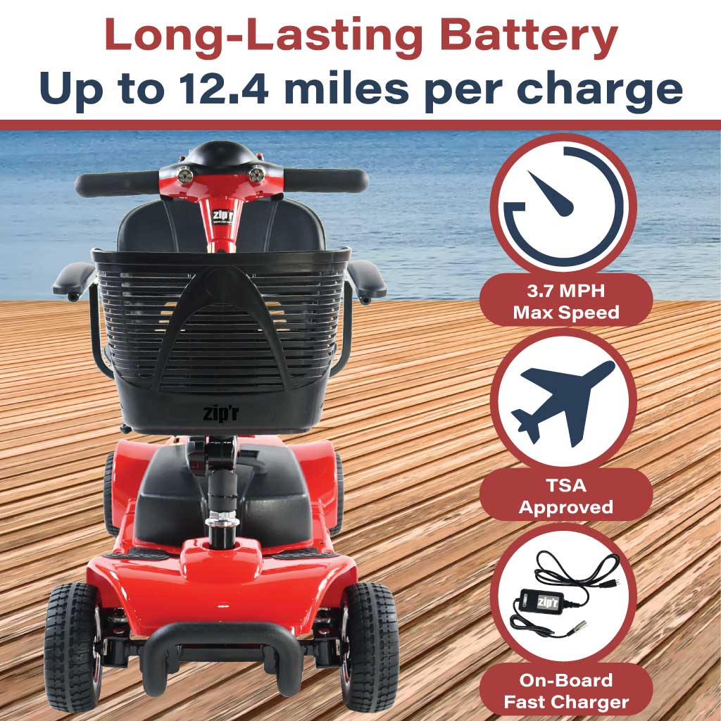 Zipr Roo 4 Long Range Mobility Scooter