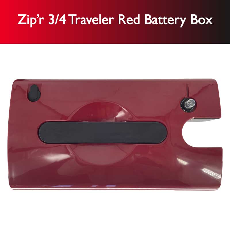 Battery Case for Red Zipr Traveler Mobility Scooter