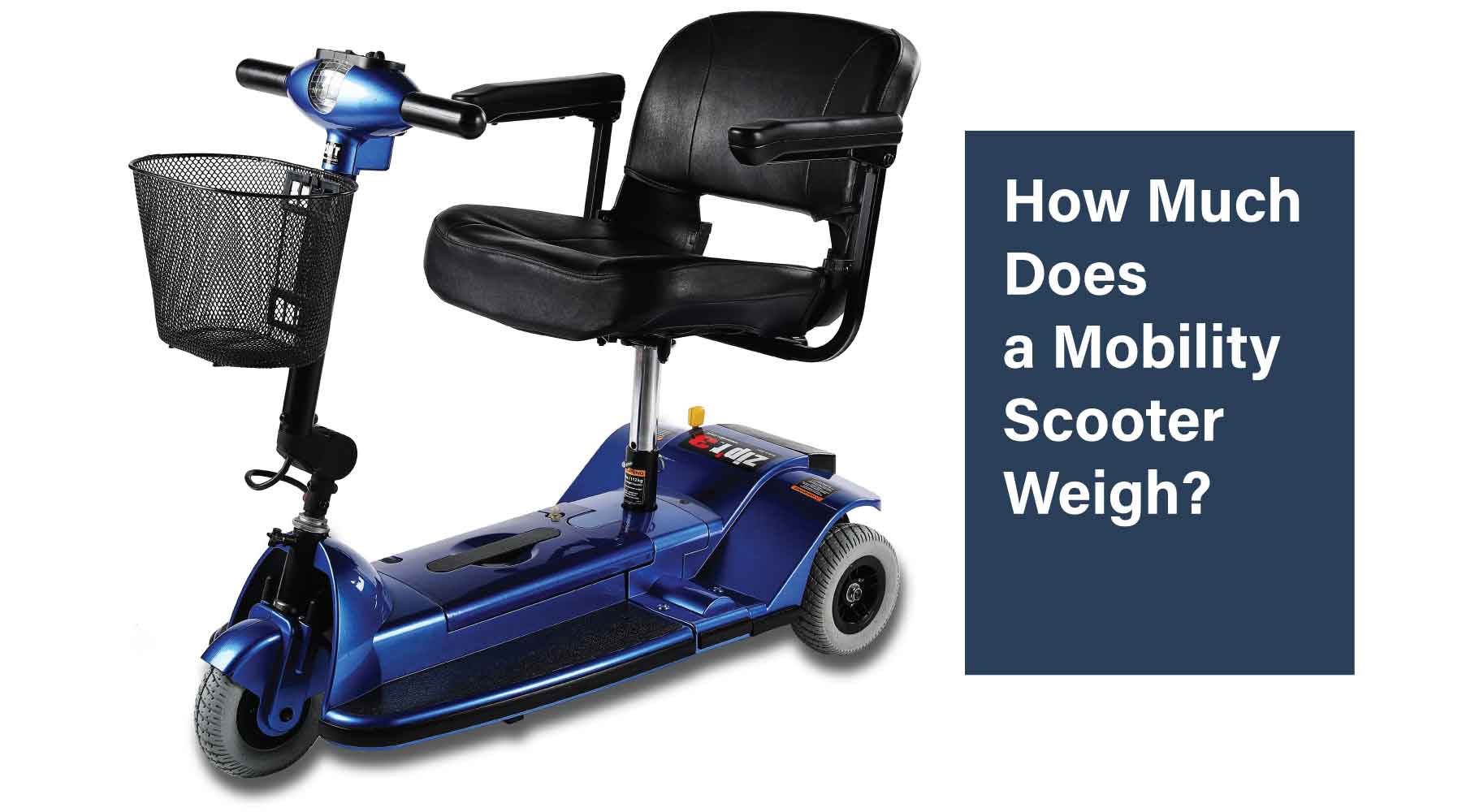 How Much Does a Mobility Scooter Weigh?