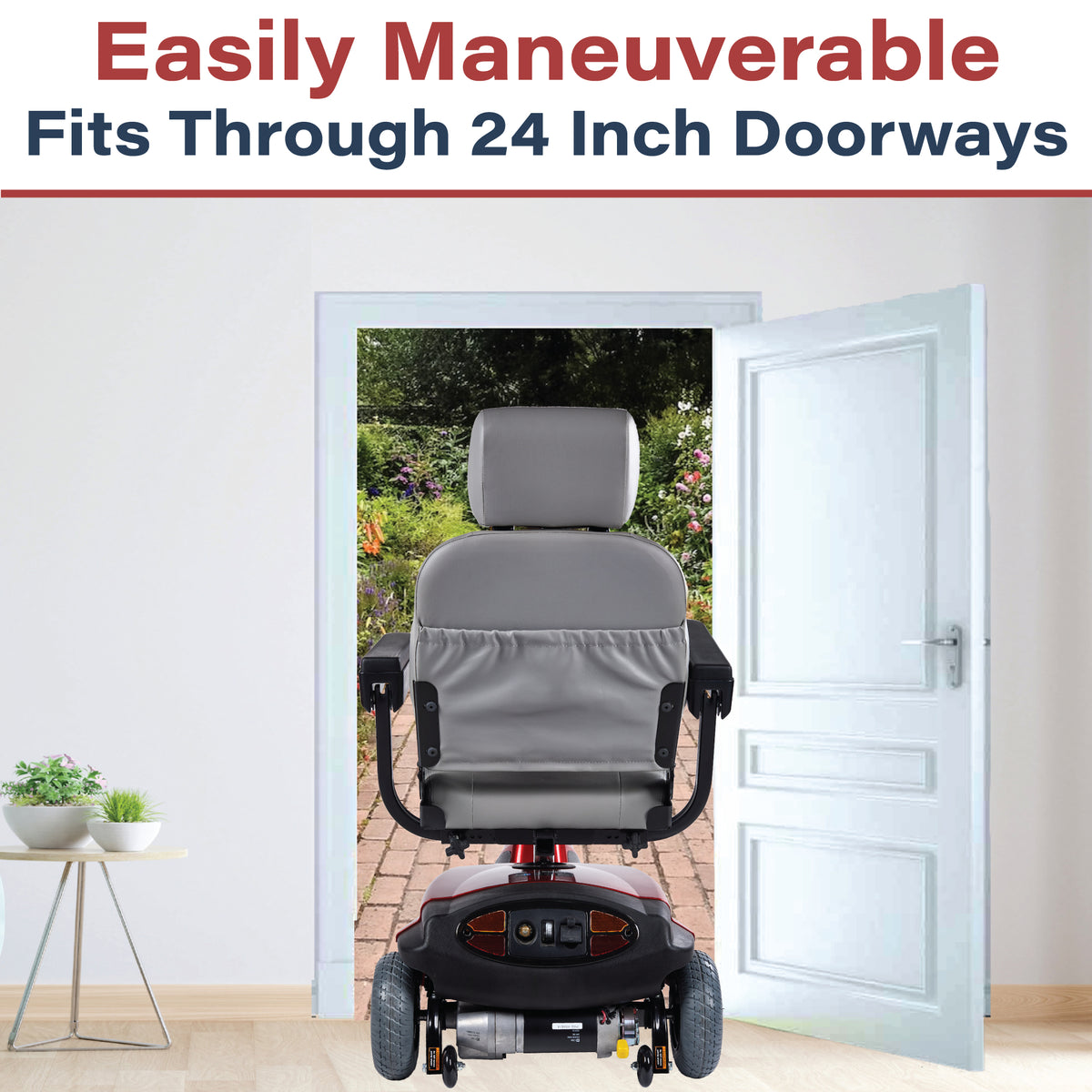 Zipr Breeze Mobility Scooter Spacious Maneuverable  Pocket Storage