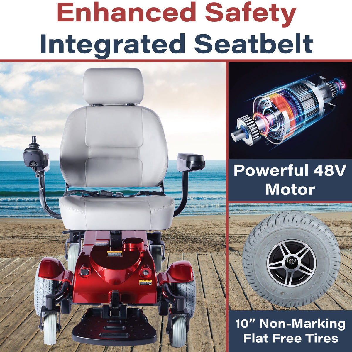 Silla de ruedas eléctrica Zip&#39;r Mantis SE con asiento ajustable eléctricamente 