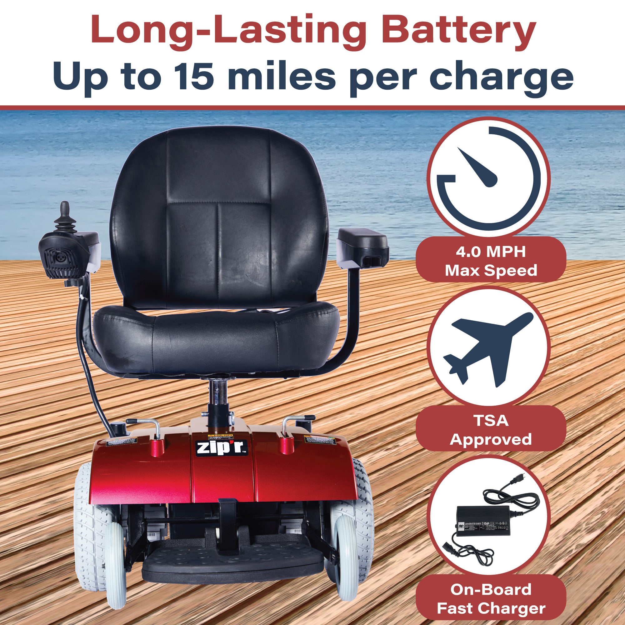 Zip'r PC Power Electric Wheelchair - Zipr Mobility