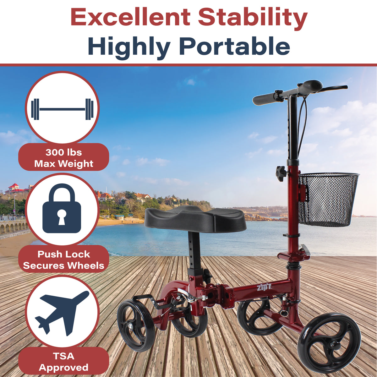 Zipr Pathfinder Knee Walker Scooter