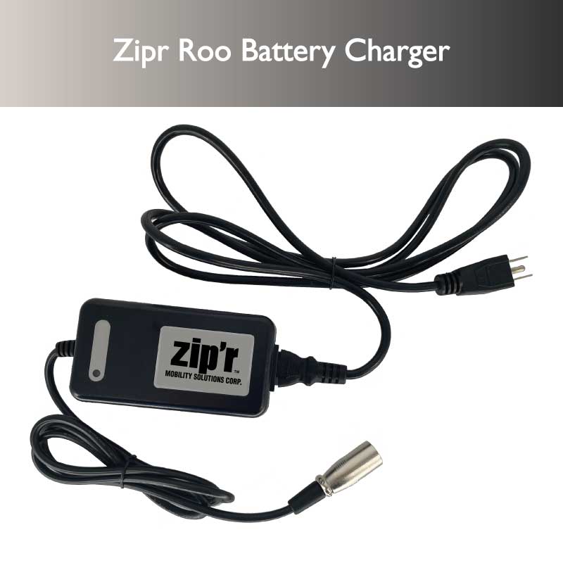 Charger for Zipr Roo 3 & 4 Wheel Mobility Scooters - Zipr Mobility