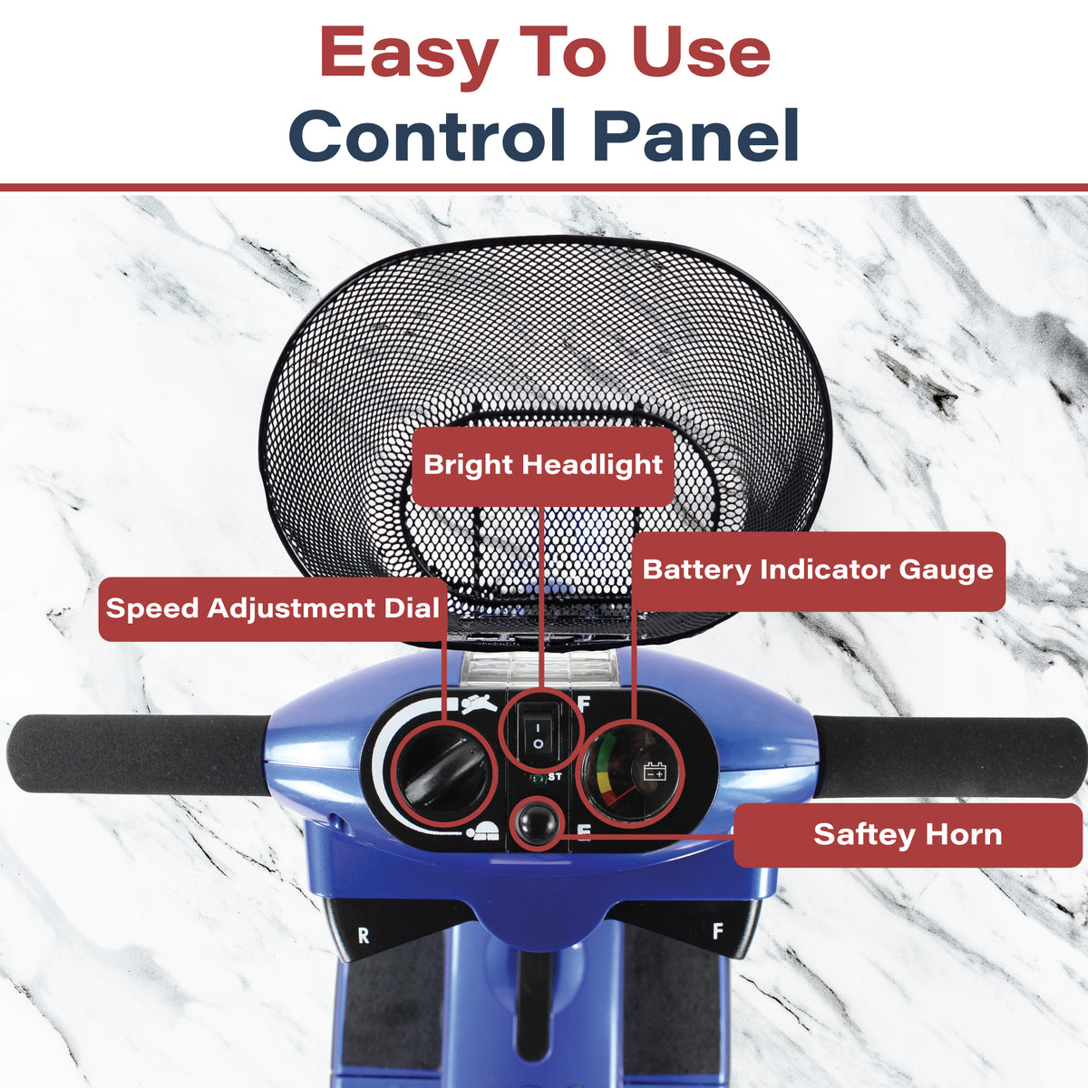 Easy to use Mobility Scooter for Seniors