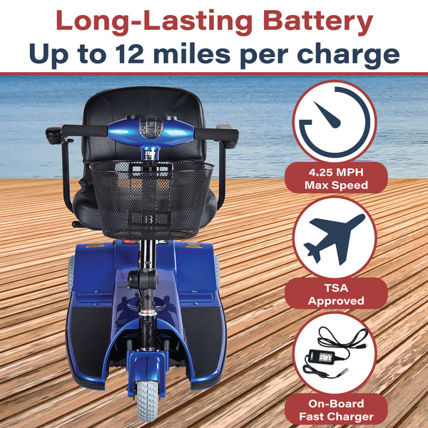 【ソールガード付】SCOOTER SCT 153cm ストラクチャー Vサーモ入 Zipr 3 Xtra Mobility Scooter | Zip'r Mobility - Zipr Mobility