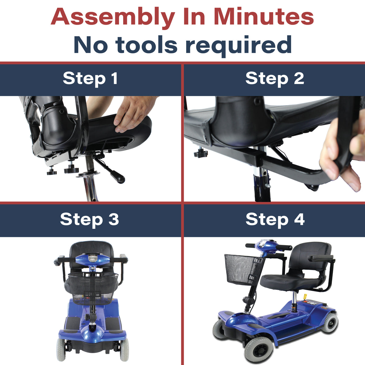No Assembly Required Mobility Scooter