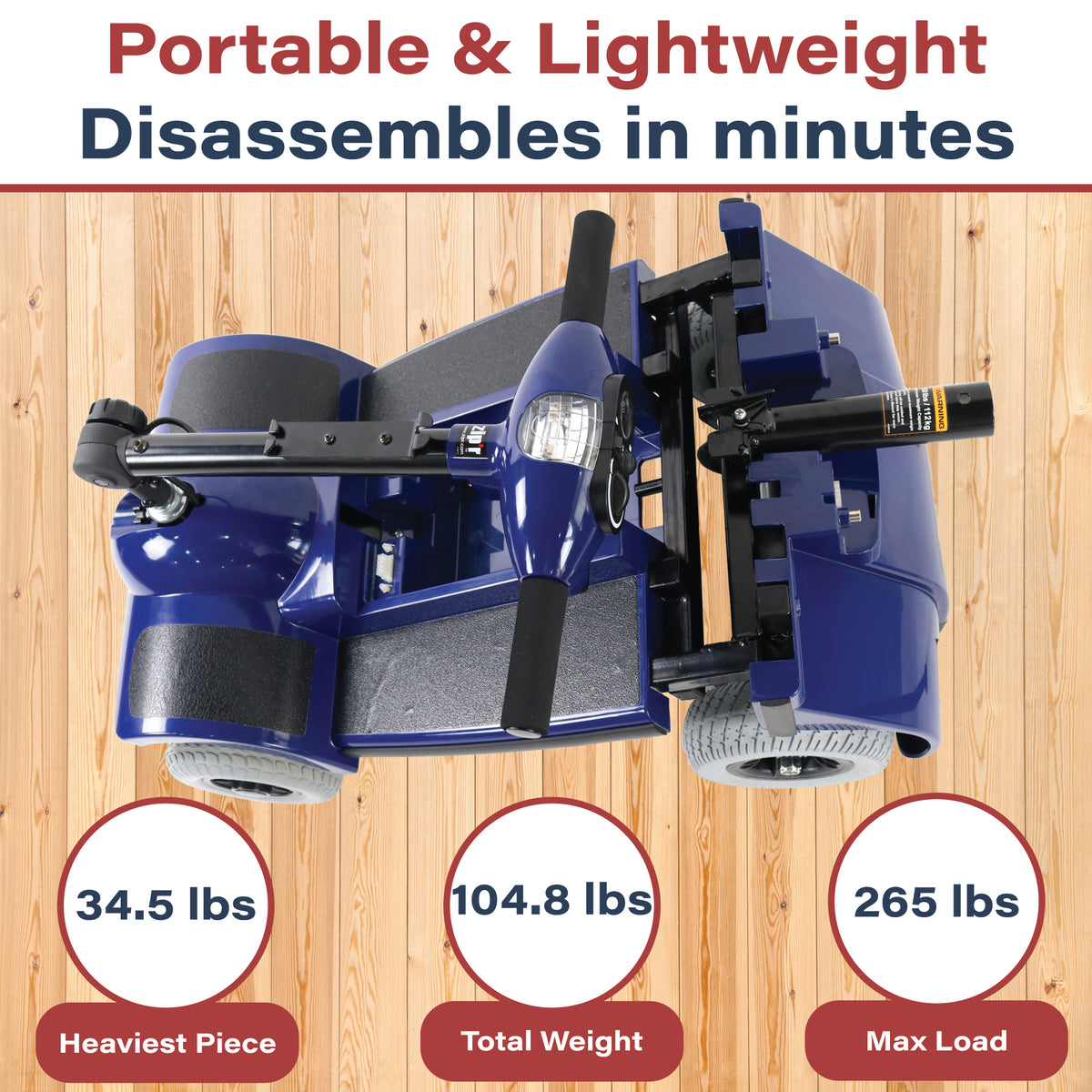 Portable Mobility Scooter for Elderly