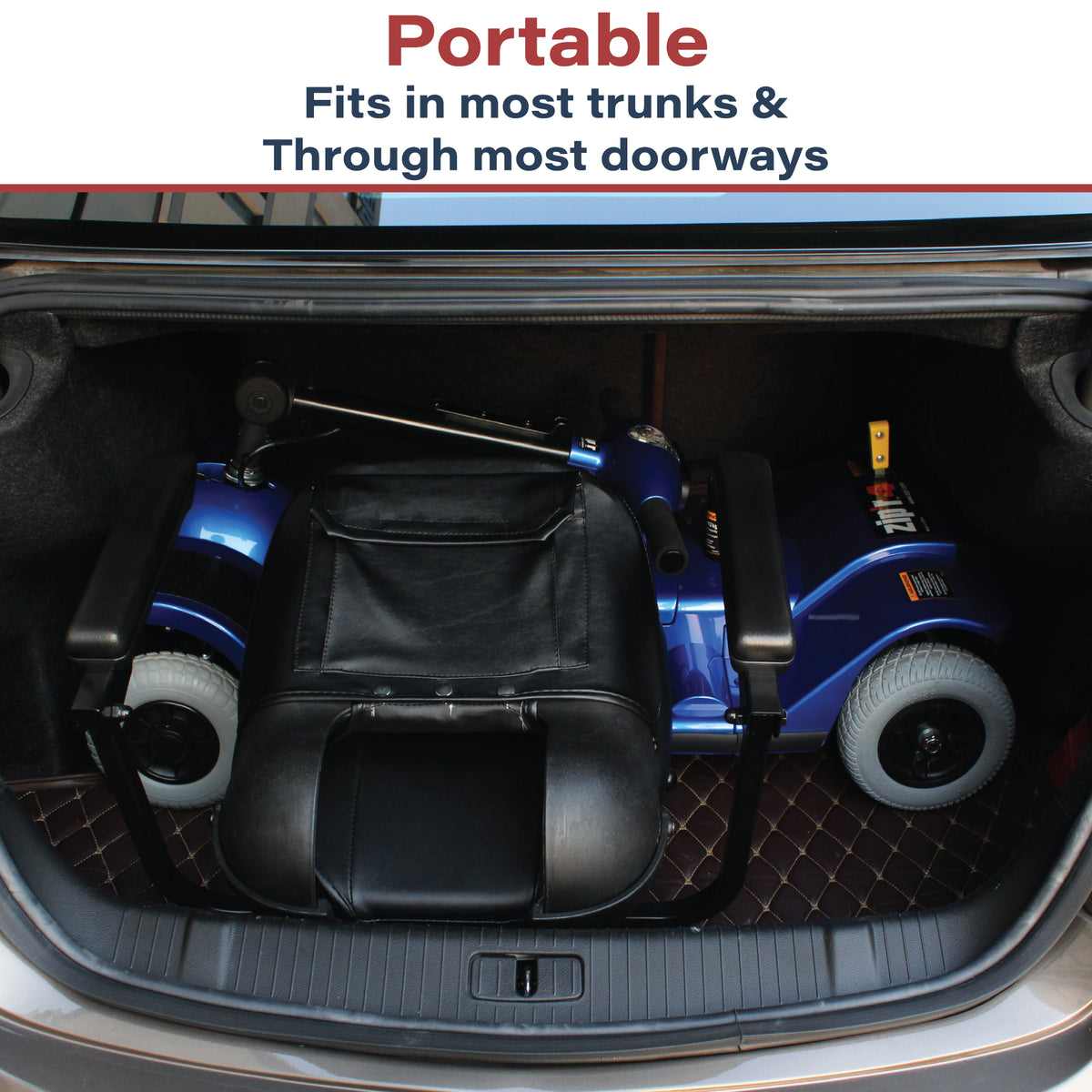 Scooter de movilidad Zip&#39;r de 4 ruedas XTRA 