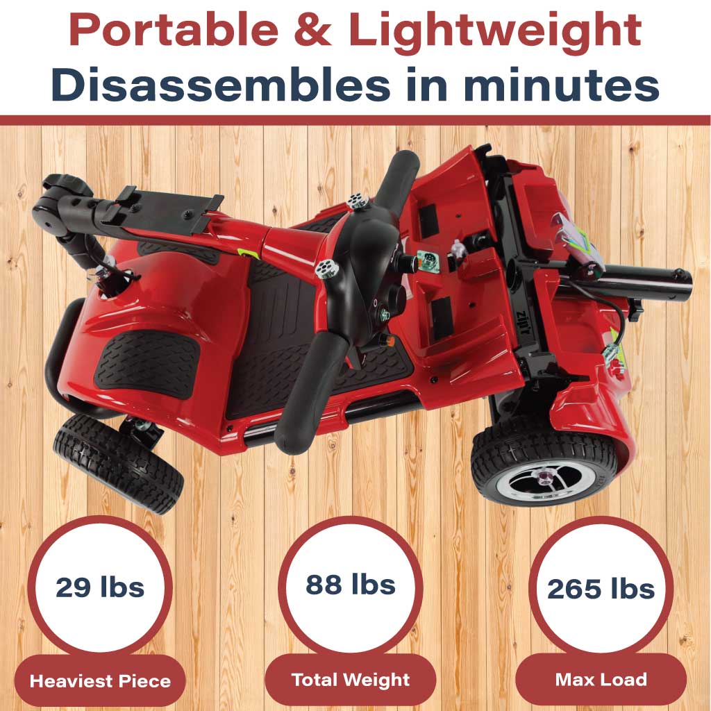 Zipr Roo 4 Portable &amp; Lightweight Mobility Scooter