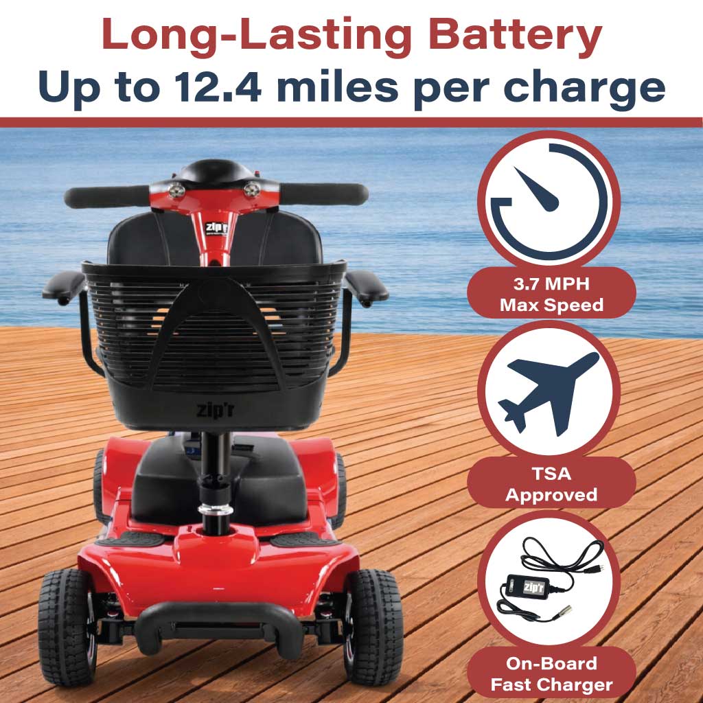 Zipr Roo 4-Wheel Mobility Scooter for Seniors - Zipr Mobility