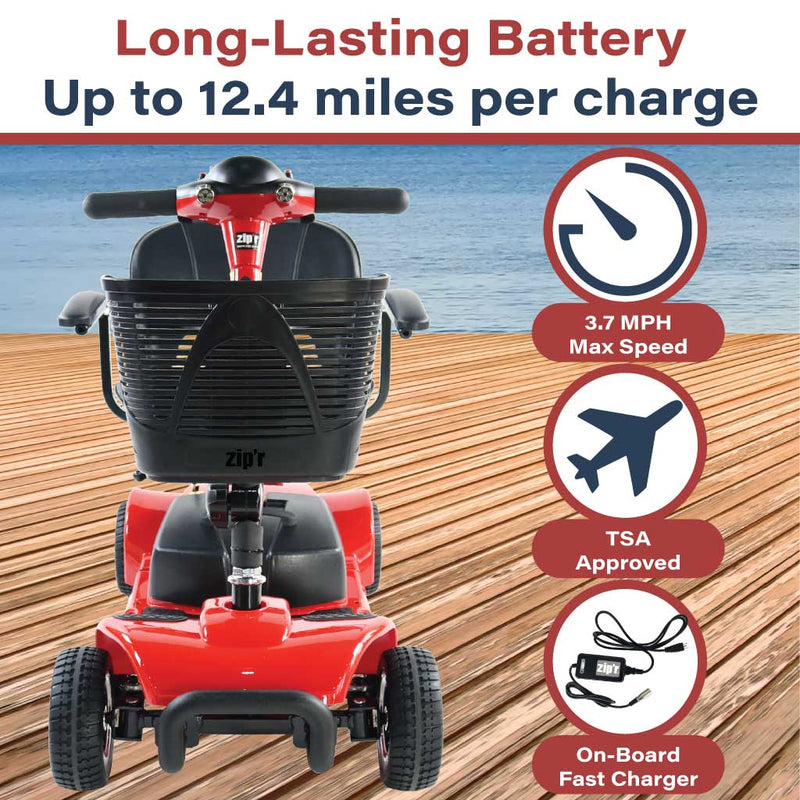 Zipr Roo 4Wheel Mobility Scooter for Seniors Zipr Mobility