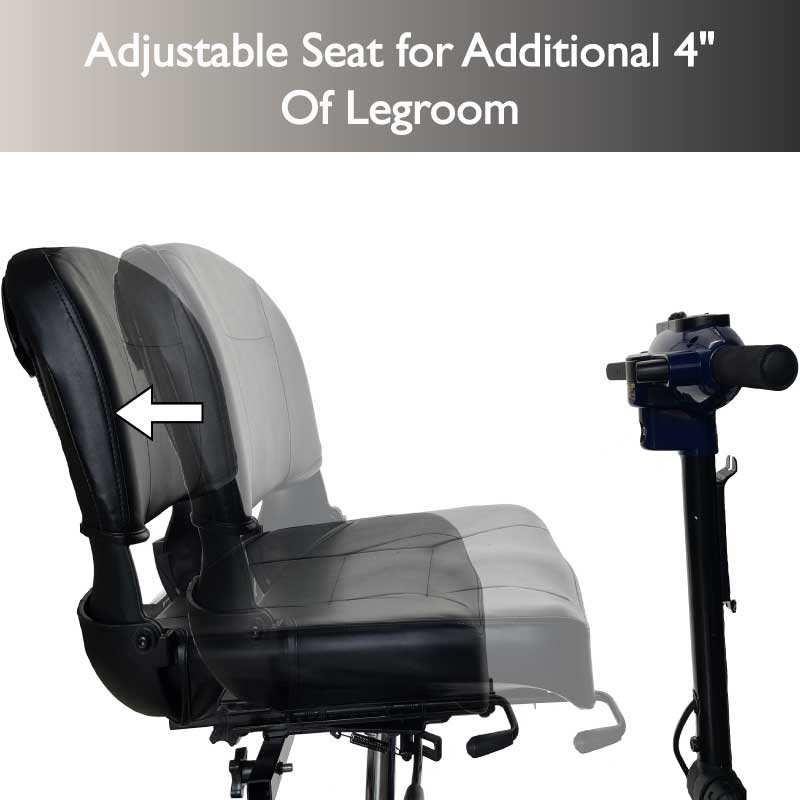 Sliding Seat Upgrade for Traveler &amp; Xtra Mobility Scooters - Zipr 